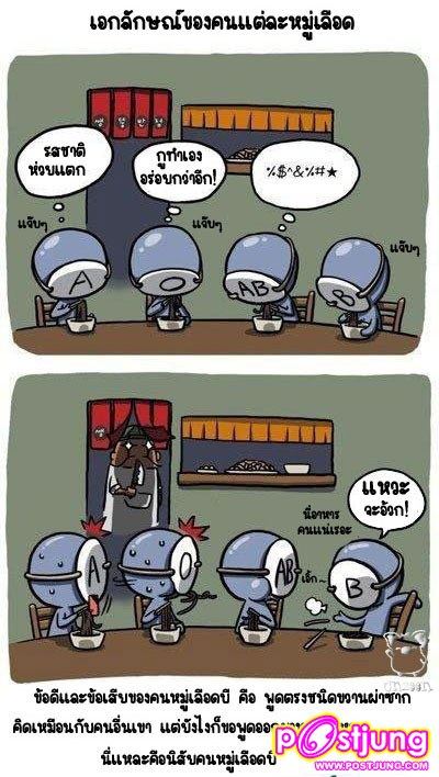 กรุ๊ปเลือดบอกนิสัย(ฉบับการ์ตูน)