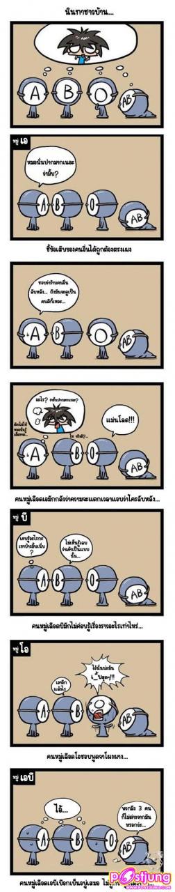 กรุ๊ปเลือดบอกนิสัย(ฉบับการ์ตูน)