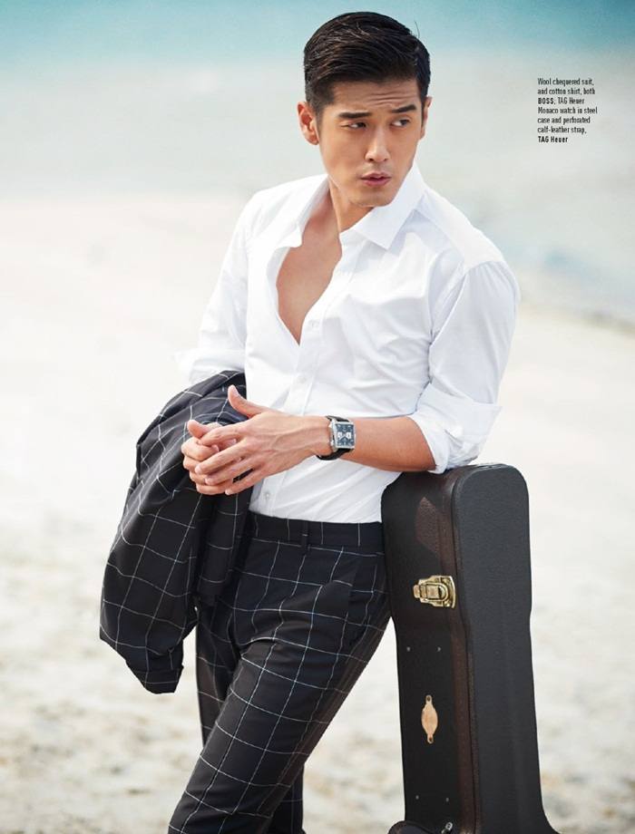 Nathan Hartono @ August Man Singapore April 2017