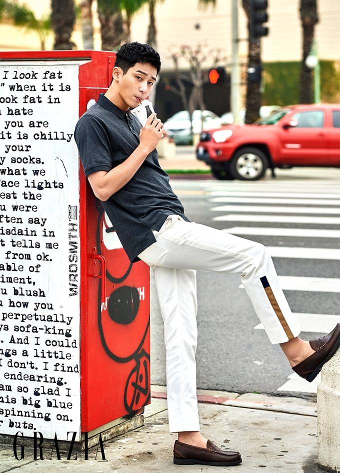 Park Seo Joon @ Grazia Korea April 2017