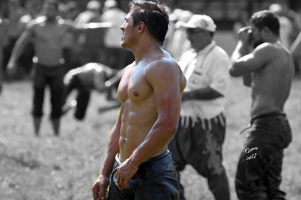 oil wrestling