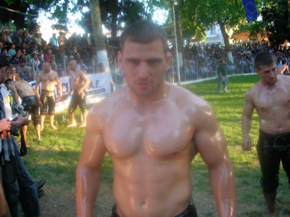 oil wrestling