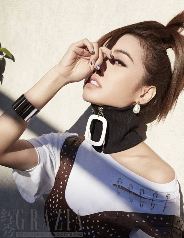 Jolin Tsai @ Grazia China March 2017