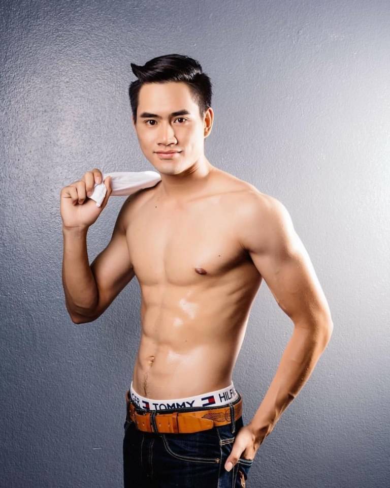 หนุ่มไทยหล่อล่ำขาวหุ่นดี ดีกรีMr.Globalthailand2017