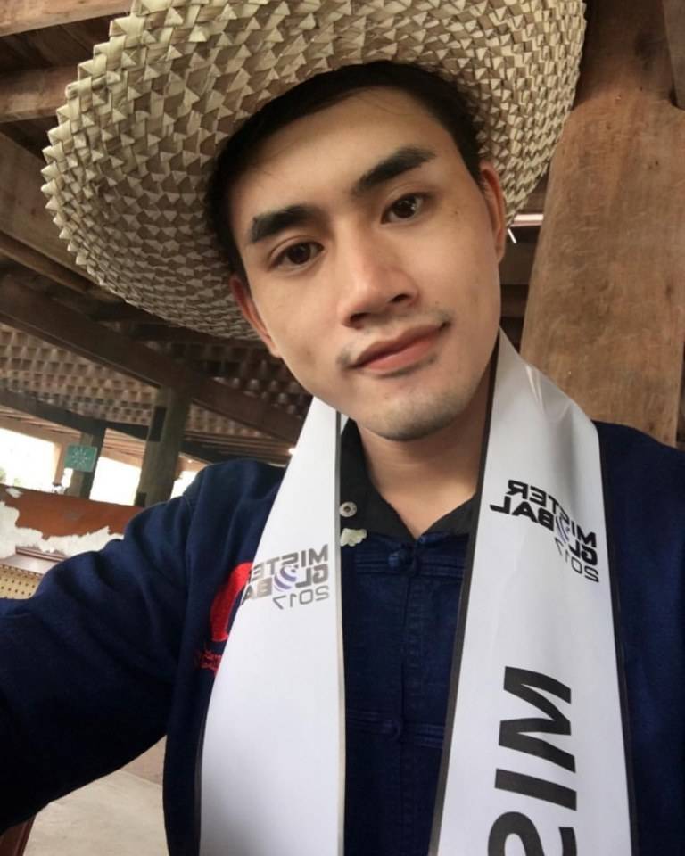หนุ่มไทยหล่อล่ำขาวหุ่นดี ดีกรีMr.Globalthailand2017