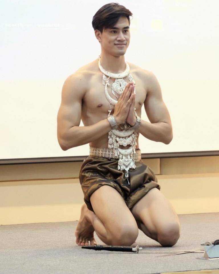 หนุ่มไทยหล่อล่ำขาวหุ่นดี ดีกรีMr.Globalthailand2017