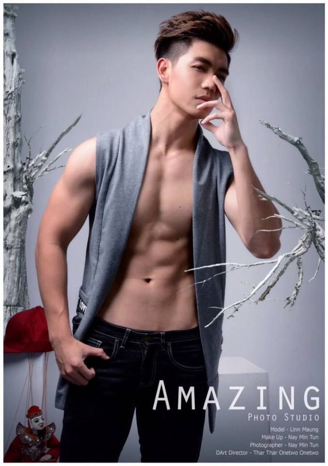 Linn Maung ​​​นายแบบฮอตจากเมียนมาร์