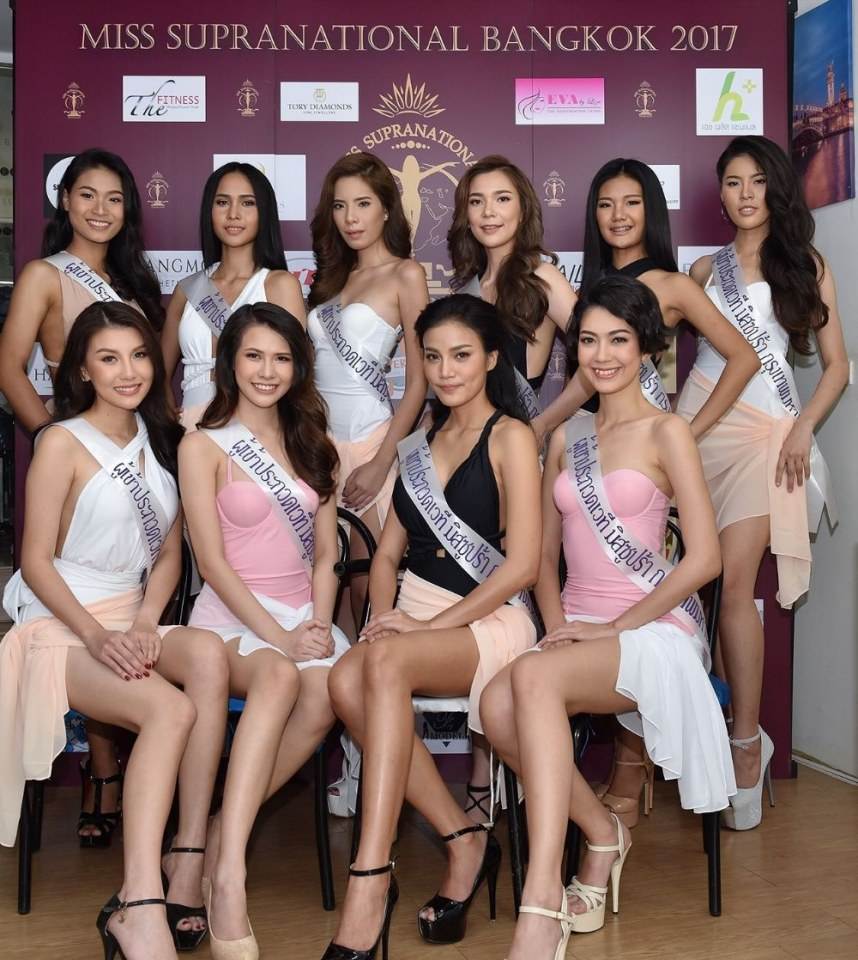 น้องมุกเขาว่ากันว่าหน้าคล้ายมาร์กี้ กับเวทีประกวด Misssupranationalbangkok 2017