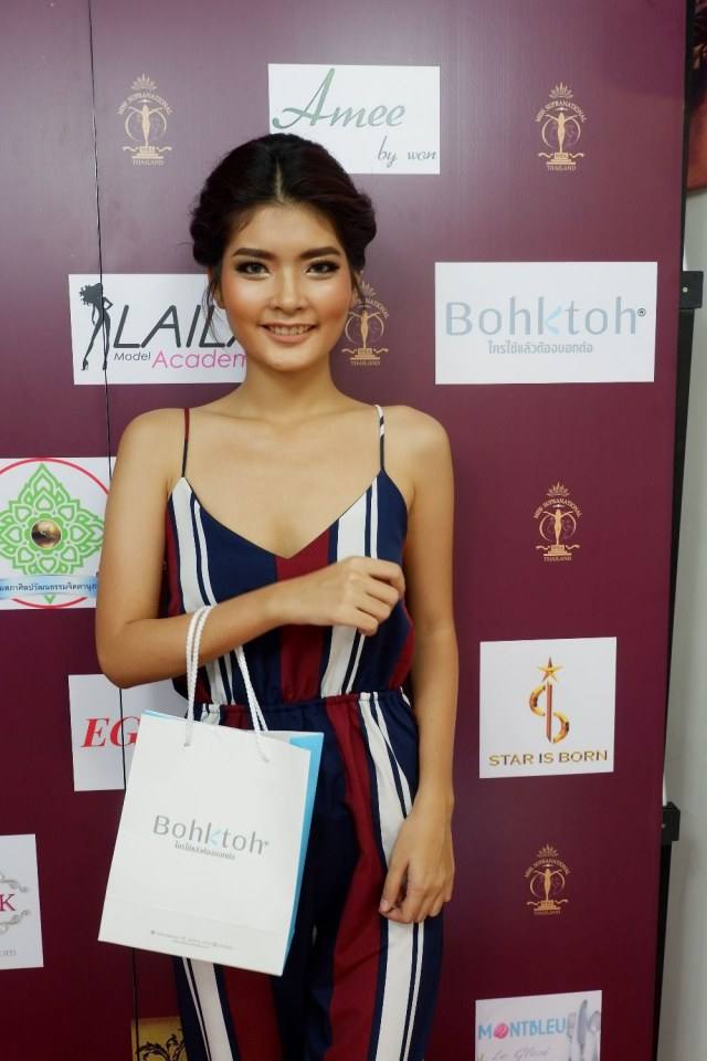 น้องมุกเขาว่ากันว่าหน้าคล้ายมาร์กี้ กับเวทีประกวด Misssupranationalbangkok 2017