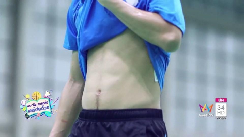พ่อคุณทูนหัว น่ากินไปทุกส่วน,นักกิฬาไทย.(เฟิร์ส ฉลองรัฐ นอบสำโรง)APOP บันเทิง 34