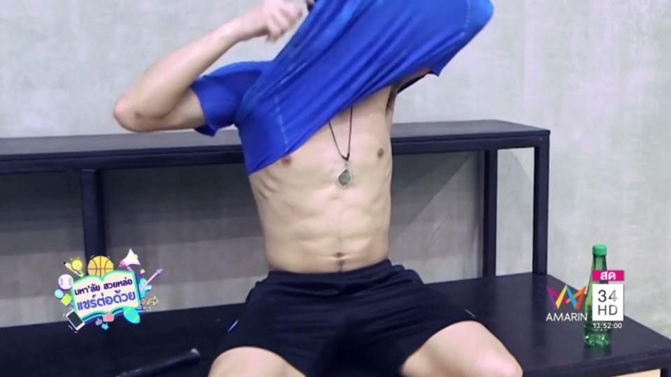 พ่อคุณทูนหัว น่ากินไปทุกส่วน,นักกิฬาไทย.(เฟิร์ส ฉลองรัฐ นอบสำโรง)APOP บันเทิง 34