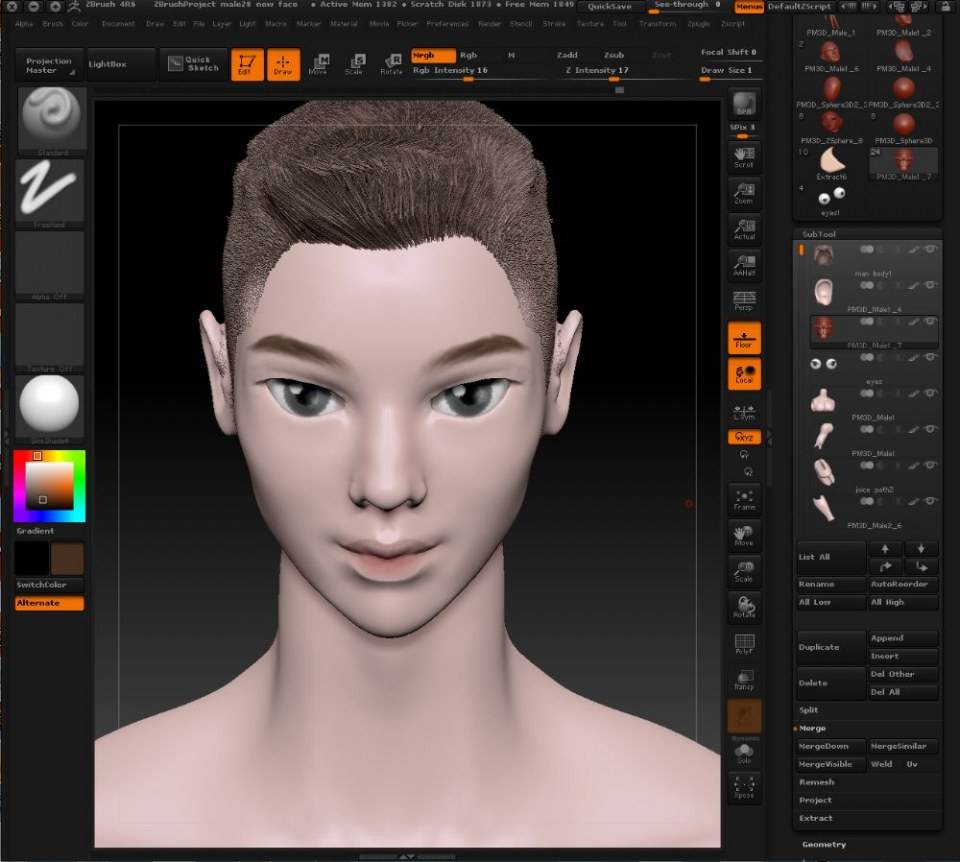 BJD ปั้นเองตัวแรก เย้...ในที่สุดก็เสร็จ ดีจายยจัง