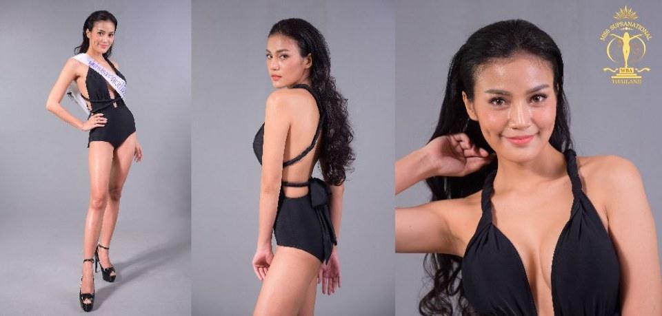 ผู้เข้าประกวด หมายเลข 8 รมย์รวิทร์ กิตติจตุรพร เวที Misssupranational bangkok 2017
