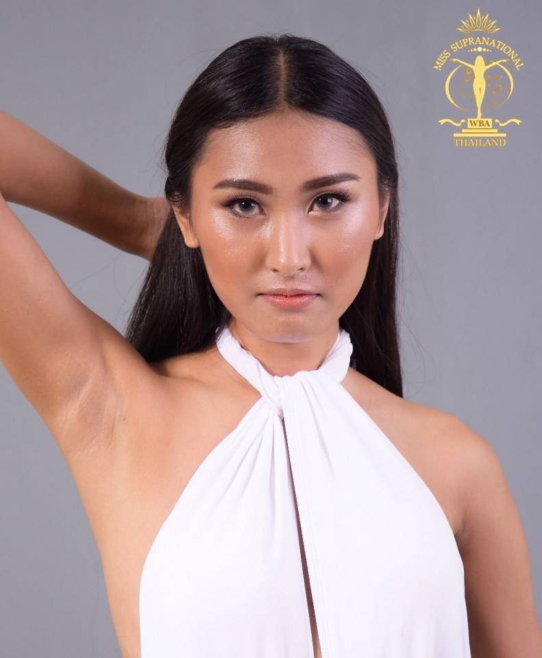 ผู้เข้าประกวด หมายเลข 19 ปัง กมลรัตน์ วิไธสง เวที Misssupranational bangkok 2017