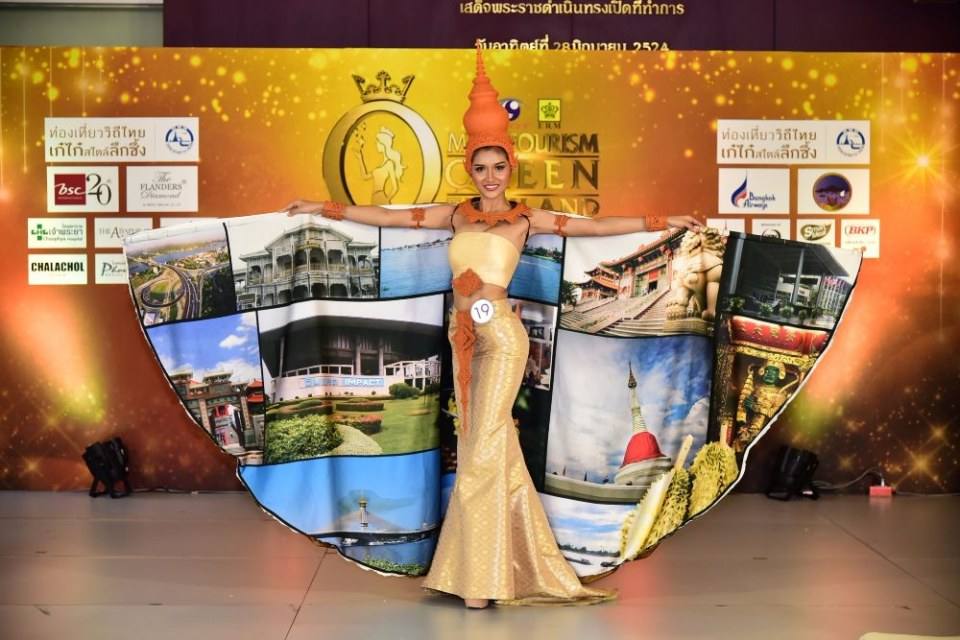อลังเวอร์ ชุดท่องเที่ยว หนึ่งใน เวที MissTourismQueenThailand2017