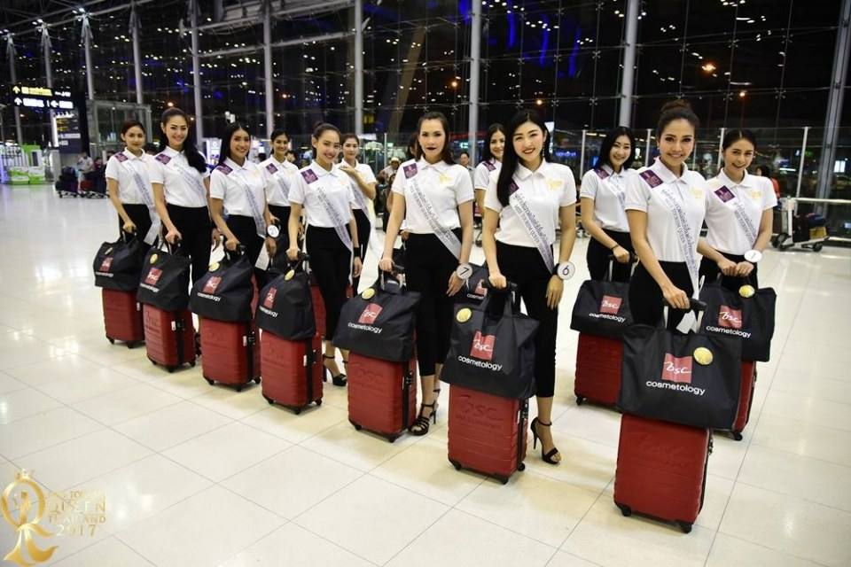 สาวๆ MissTourismQueenThailand2017 ใส่เสื้อผ้าแต่งสวยอย่างจุใจ...สวยใสในเมืองตราดอย่างมั่นใจ...ด้วยกระเป๋าเดินทางและชุดเครื่องสำอางค์จาก bsc!