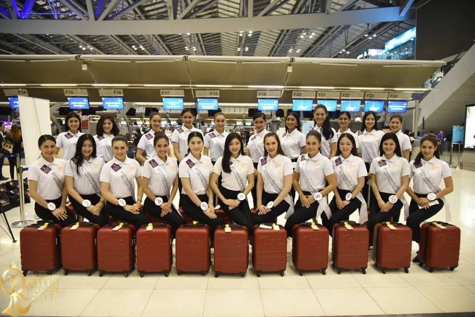 สาวๆ MissTourismQueenThailand2017 ใส่เสื้อผ้าแต่งสวยอย่างจุใจ...สวยใสในเมืองตราดอย่างมั่นใจ...ด้วยกระเป๋าเดินทางและชุดเครื่องสำอางค์จาก bsc!
