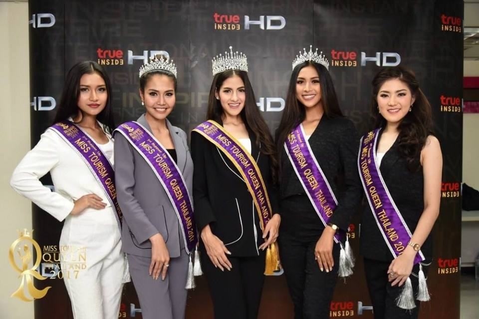 สาวงาม Miss Tourism Queen Thailand 2017 เข้าพูดคุยสัมภาษณ์ที่ #trueinsideHD