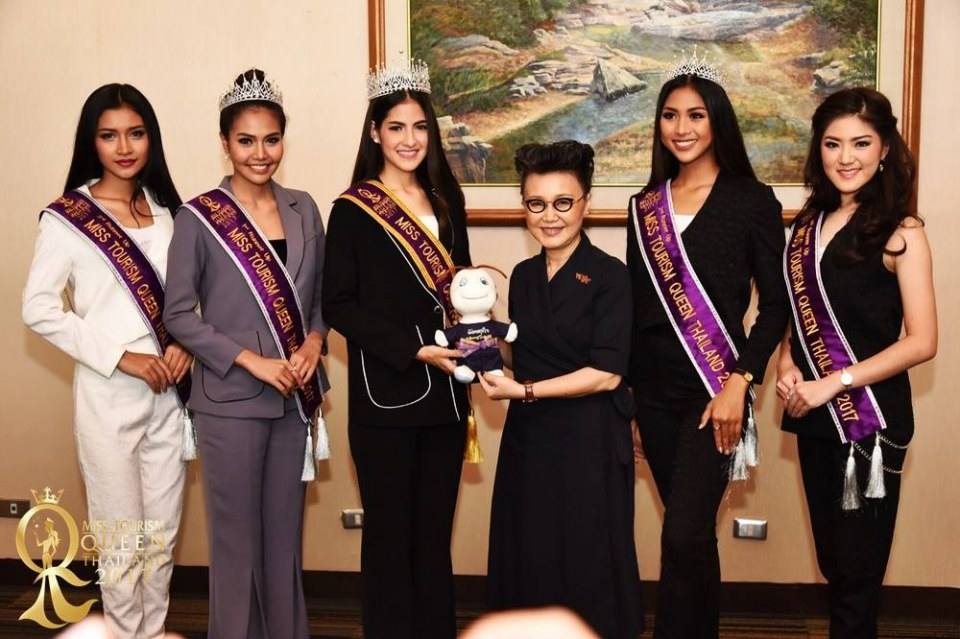 Miss Tourism Queen Thailand 2017 เข้าขอบคุณผู้ในการสนับสนุนการประกวดเป็นอย่างดีมาโดยตลอด การท่องเที่ยวแห่งประเทศไทย