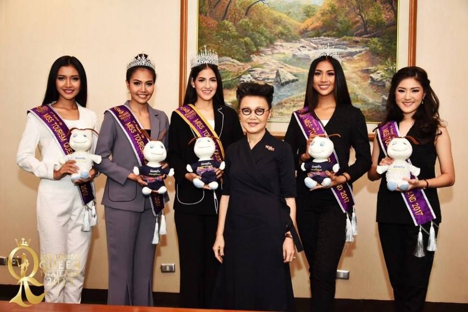 Miss Tourism Queen Thailand 2017 เข้าขอบคุณผู้ในการสนับสนุนการประกวดเป็นอย่างดีมาโดยตลอด การท่องเที่ยวแห่งประเทศไทย