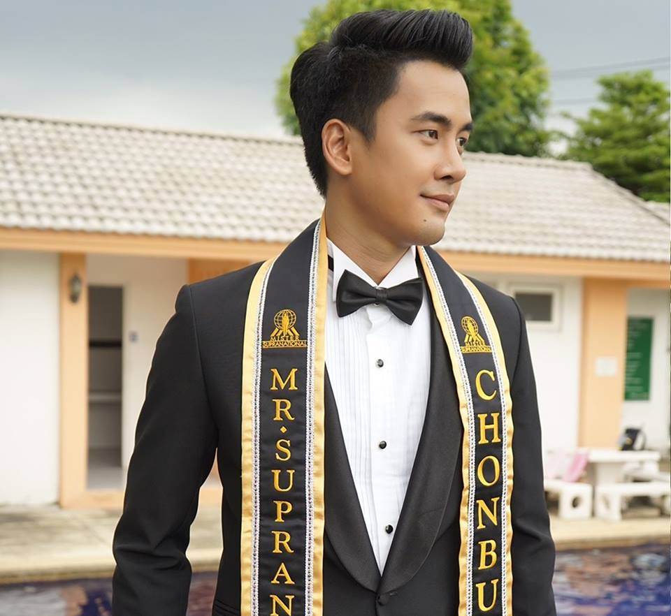 นัท- ณัฐพงษ์ มีสมบูรณ์ Mister supranational Chon Buri