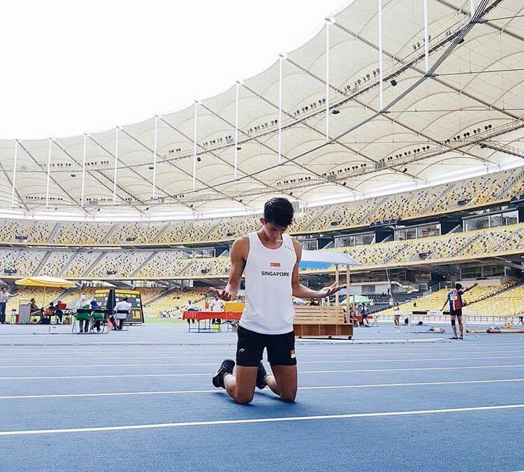 นักกรีฑาทีมชาติสิงคโปร์ Timothee Yap(ตามติด SEA GAMES 2017)