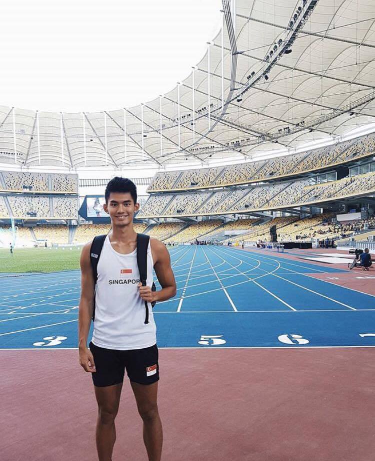 นักกรีฑาทีมชาติสิงคโปร์ Timothee Yap(ตามติด SEA GAMES 2017)