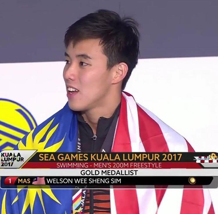 นักว่ายน้ำทีมชาติมาเลเซีย Welson Wee Sheng Sim(ตามติด SEA GAMES 2017)