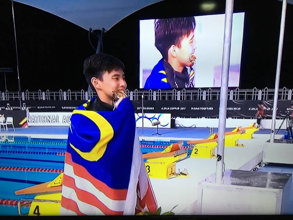 นักว่ายน้ำทีมชาติมาเลเซีย Welson Wee Sheng Sim(ตามติด SEA GAMES 2017)