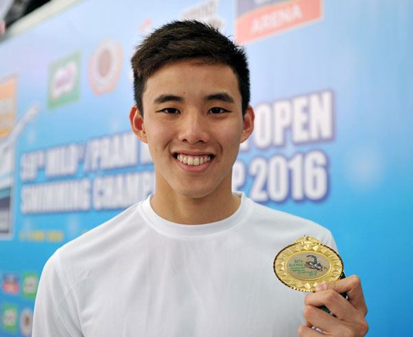 นักว่ายน้ำทีมชาติมาเลเซีย Welson Wee Sheng Sim(ตามติด SEA GAMES 2017)