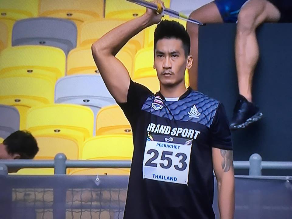 นักกีฬาพุ่งแหลนทีมชาติไทย พีระเชษฐ์ จันทรา (ตามติด SEA GAMES 2017)