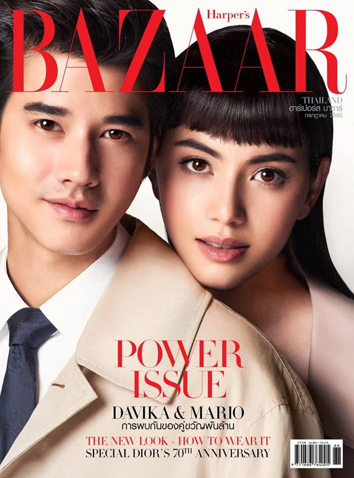 มาริโอ้ & ใหม่ ดาวิกา @ Harper's Bazaar Thailand vol.13 no.149 July 2017
