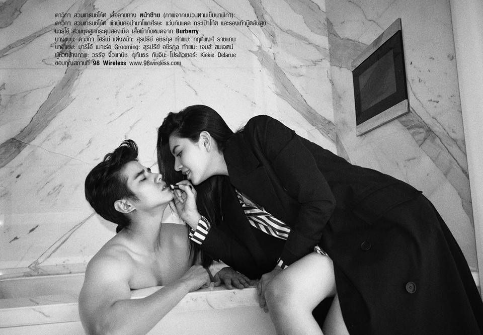 มาริโอ้ & ใหม่ ดาวิกา @ Harper's Bazaar Thailand vol.13 no.149 July 2017