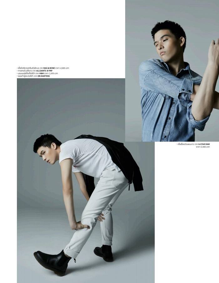 ต่อ-ธนภพ & สกาย-วงศ์รวี @ HAMBURGER MAGAZINE no.104 October 2017