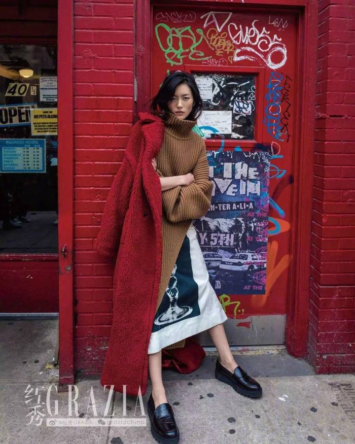 Liu Wen @ Grazia China October 2017