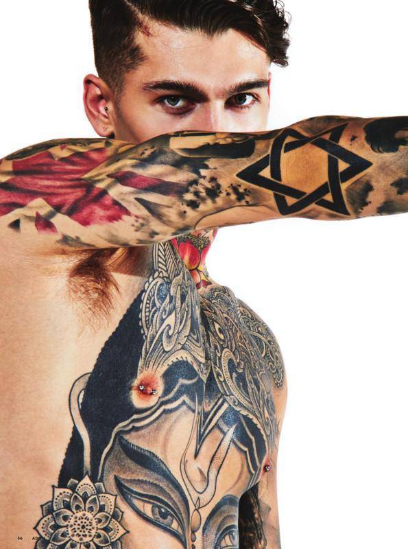 สตีเฟน เจมส์ Stephen James / ศิลปะของรอยสัก ผสม ลายไทย