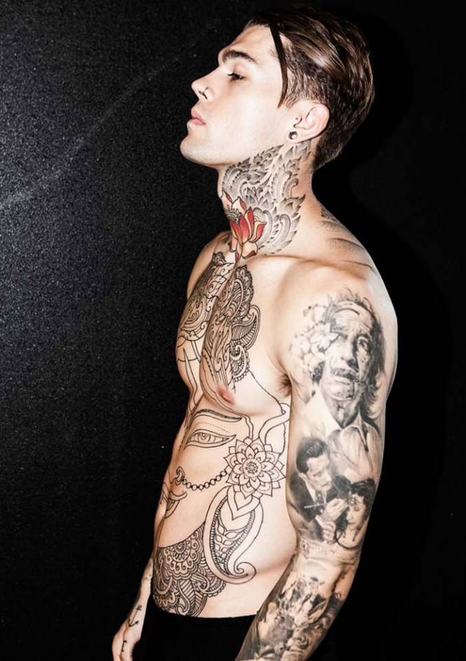 สตีเฟน เจมส์ Stephen James / ศิลปะของรอยสัก ผสม ลายไทย