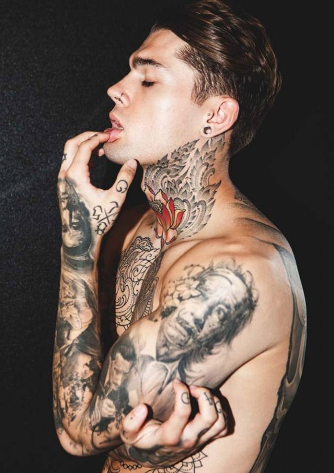สตีเฟน เจมส์ Stephen James / ศิลปะของรอยสัก ผสม ลายไทย