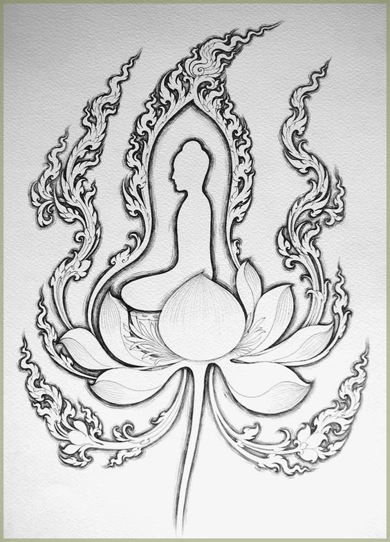 ความยิ่งใหญ่ ของศิลปะ ไทย การเขียนภาพพุทธศิลป์ ลายไทย