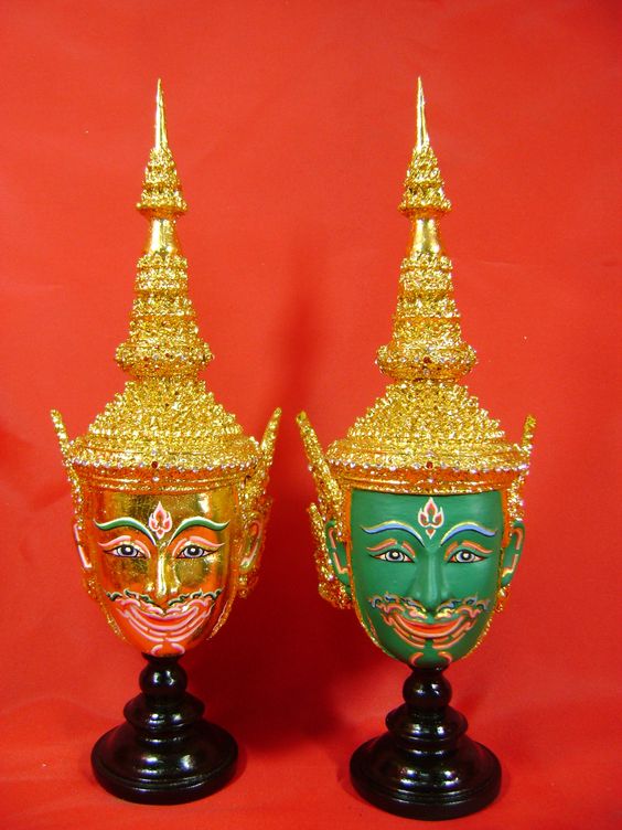พระราม พระลักษณ์ งานหล่อเรซิ่น ขนาดเล็ก