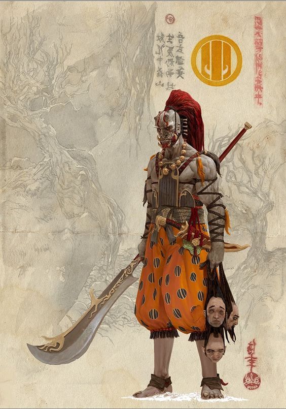 ความยิ่งใหญ่ ของศิลปะ การเขียนภาพ การ์ตูนซามูไร