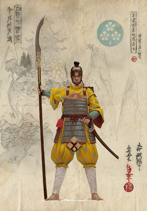 ความยิ่งใหญ่ ของศิลปะ การเขียนภาพ การ์ตูนซามูไร
