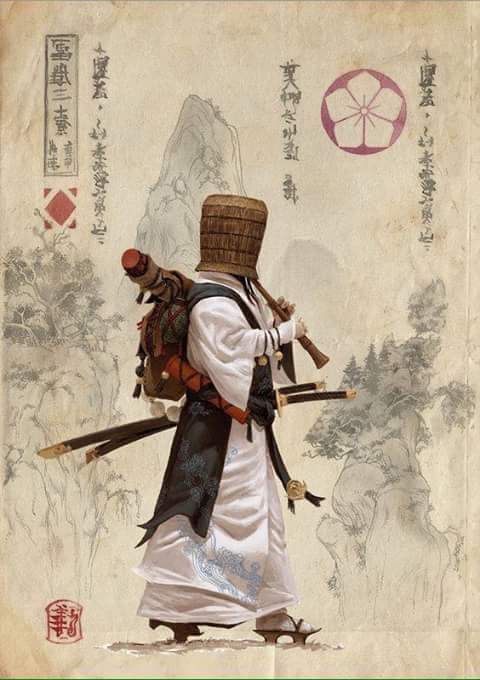 ความยิ่งใหญ่ ของศิลปะ การเขียนภาพ การ์ตูนซามูไร