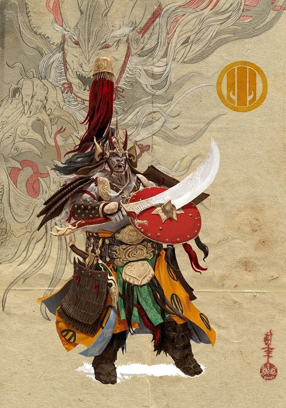 ความยิ่งใหญ่ ของศิลปะ การเขียนภาพ การ์ตูนซามูไร