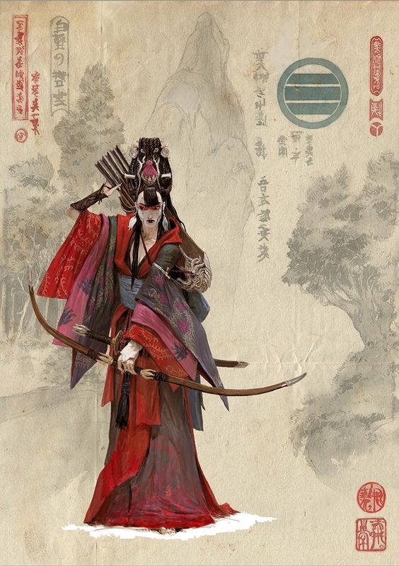 ความยิ่งใหญ่ ของศิลปะ การเขียนภาพ การ์ตูนซามูไร