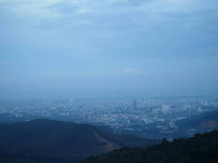 เมืองหาดใหญ่จากควนคานหลาว อำเภอนาหม่อม