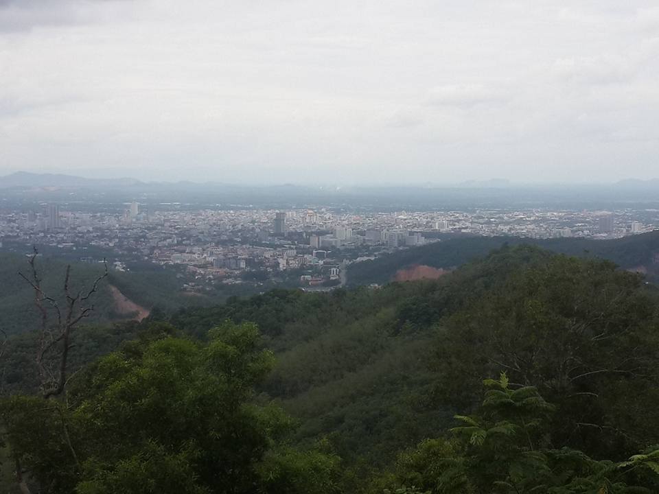เมืองหาดใหญ่จากควนคานหลาว อำเภอนาหม่อม