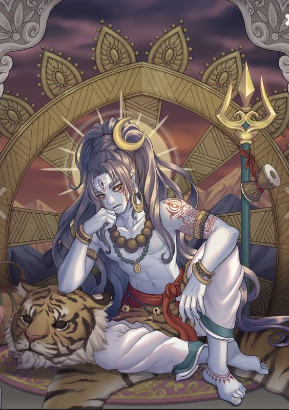 Skandamata การ์ตูนเทพเจ้า