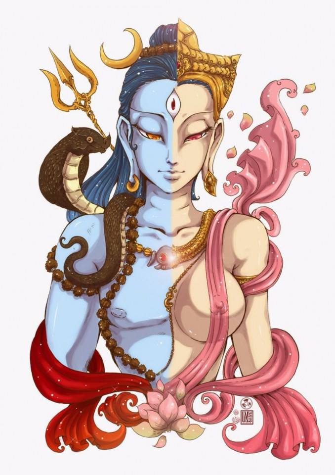 Skandamata การ์ตูนเทพเจ้า