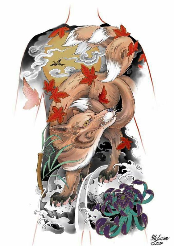รอยสักญี่ปุ่น สไตล์ Arm Sleeve กับลวดลายที่เต็มเปี่ยมไปด้วยพลัง